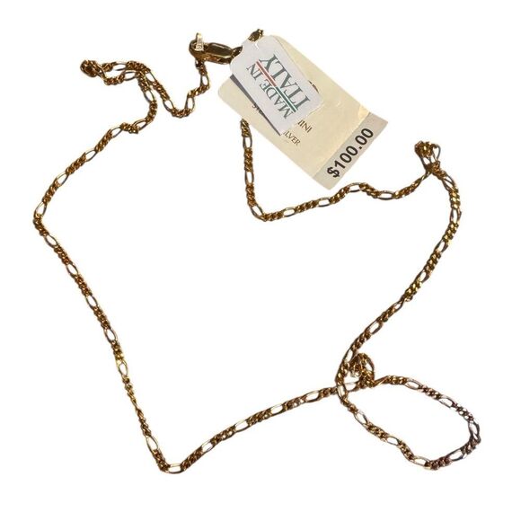 Giani Bernini 14k yellow gold over Sterling Silver 18” Chain Necklace - Picture 3 of 3